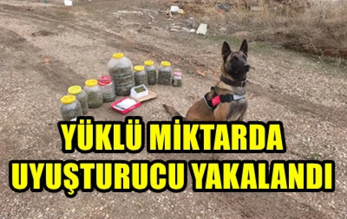 1 Kilo 492 gram esrar, 165 gram kenevir tohumu ve 1 adet hassas terazi ele ge&ccedil;irildi. 