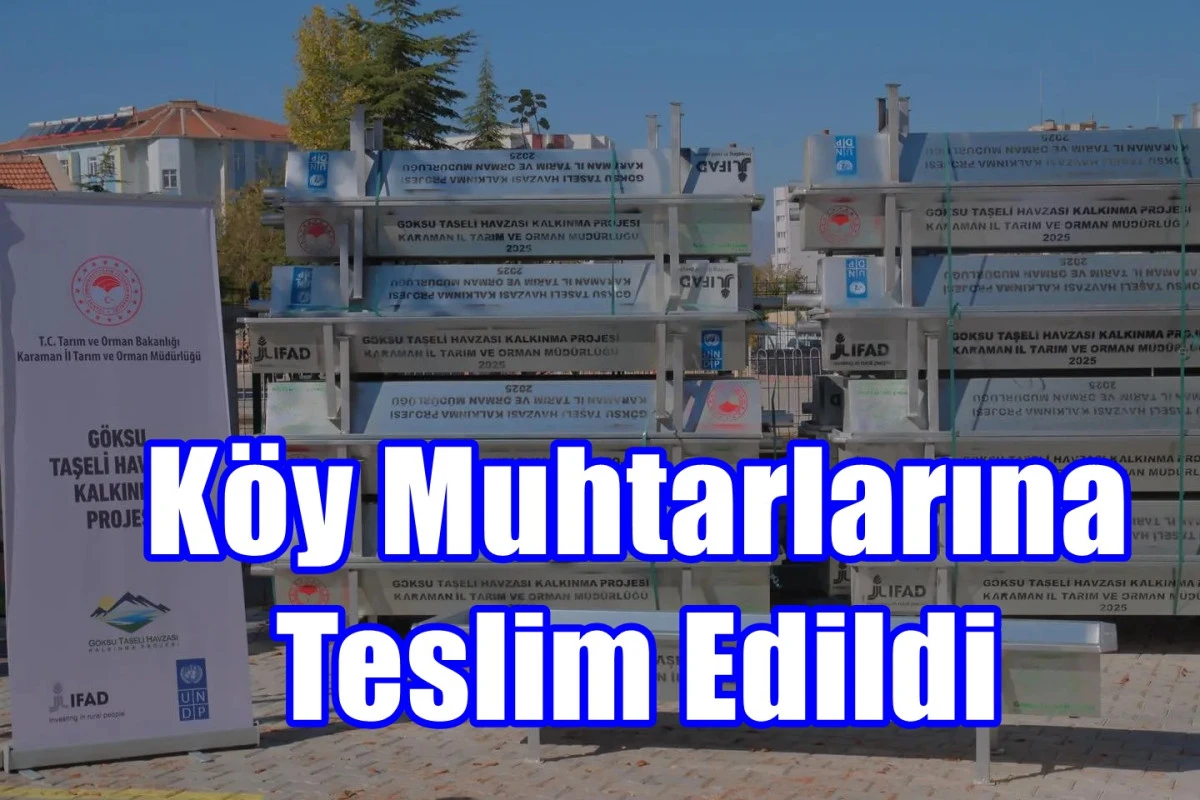 150 Sıvat köy muhtarlarına teslim edildi