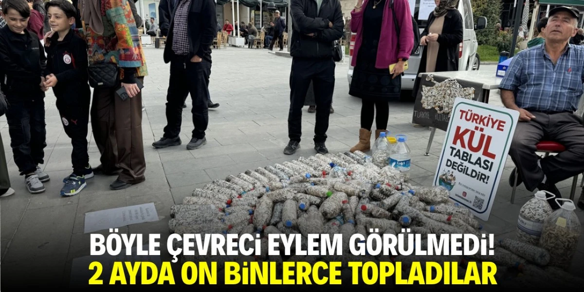 2 ayda 100 bin sigara izmariti topladı