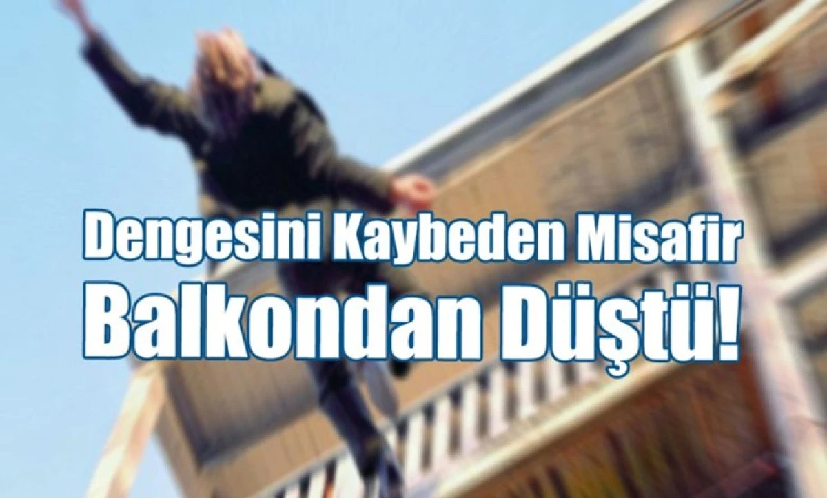 42 Yaşındaki Adam Balkondan D&uuml;şt&uuml;