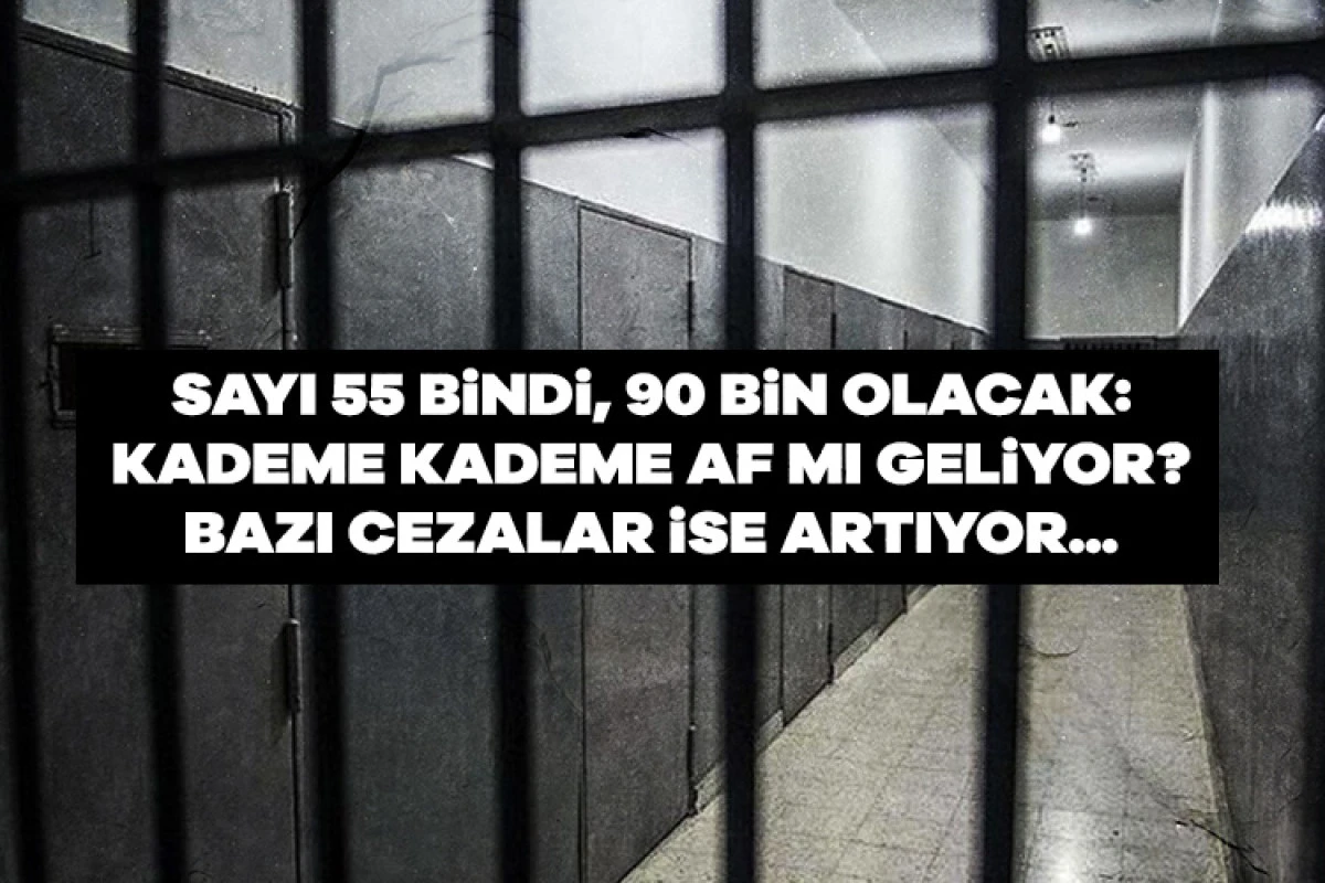 6 ay sonra 40 bin mahküm daha! Kademe kademe af geliyor