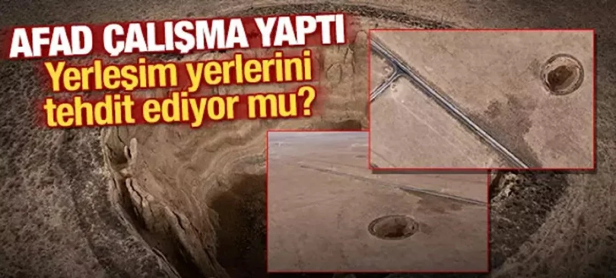 Afad'dan Obruk Alarmı