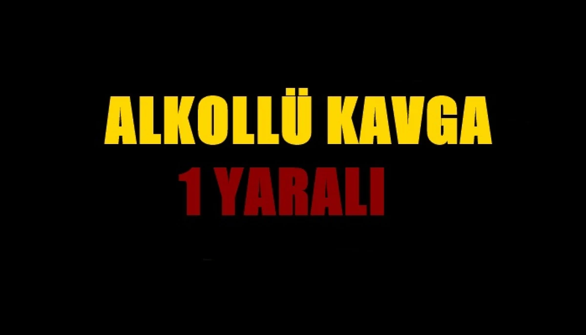 Alkol Kavga &Ccedil;ıkarttı ; 1 Yaralı