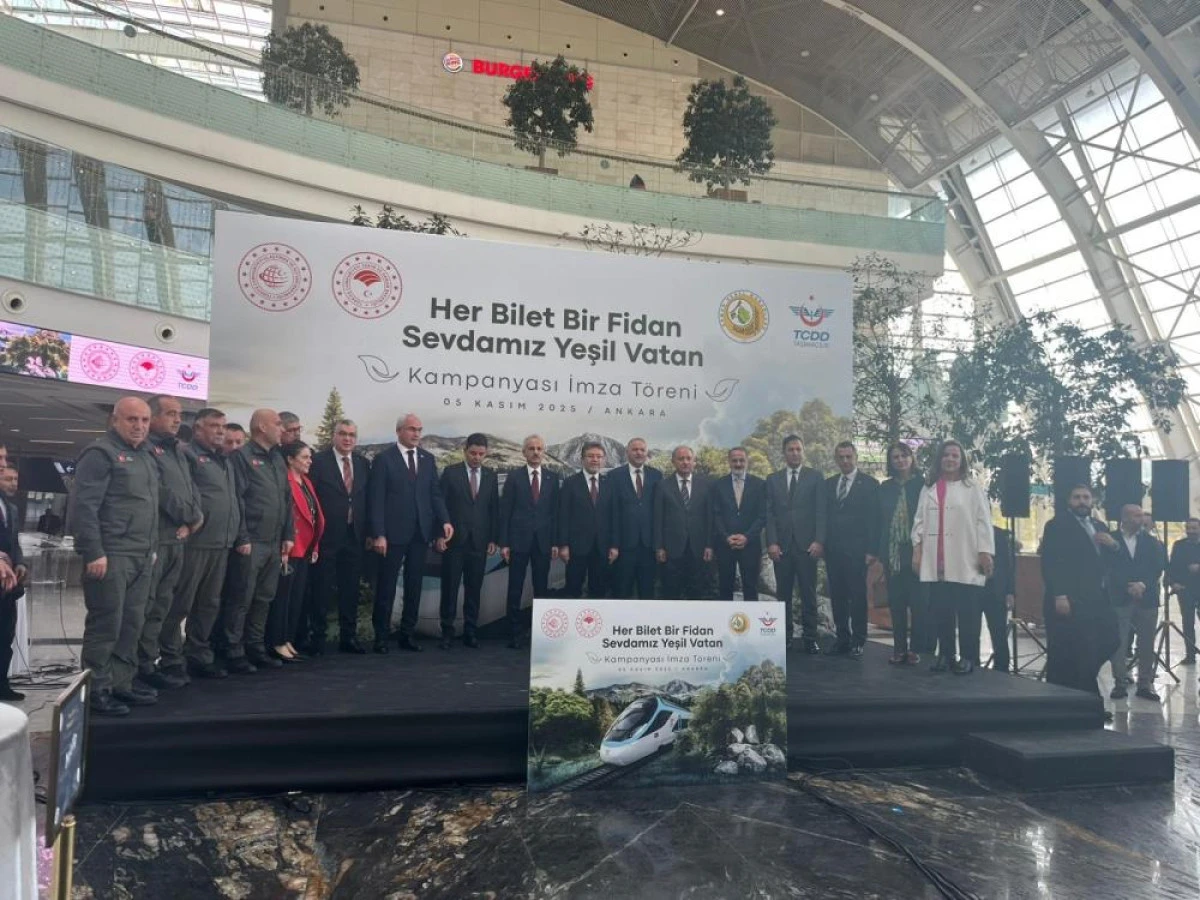 Ankara-Karaman ve İstanbul-Karaman YHT yolcuları adına fidan dikilecek.