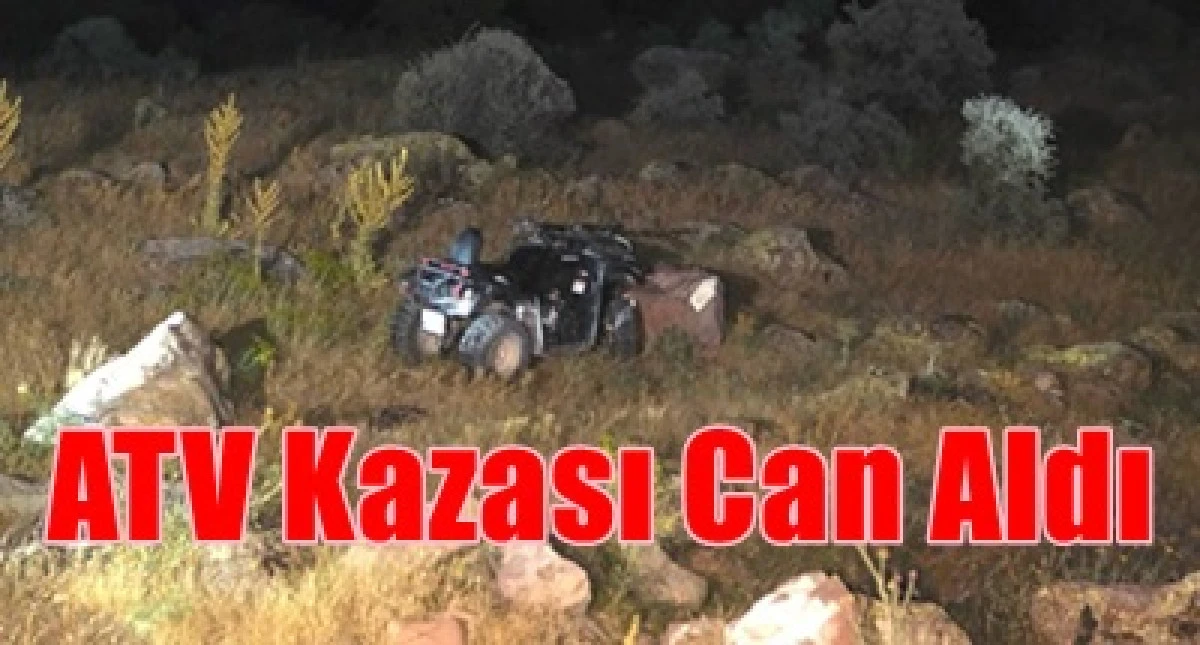 ATV kazası: 1 &ouml;l&uuml;, 3 yaralı