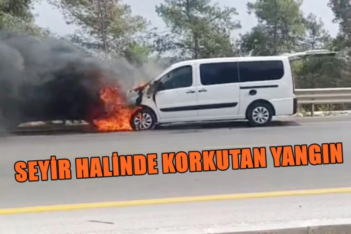 Ayrancı Yolunda Korkutan Yangın