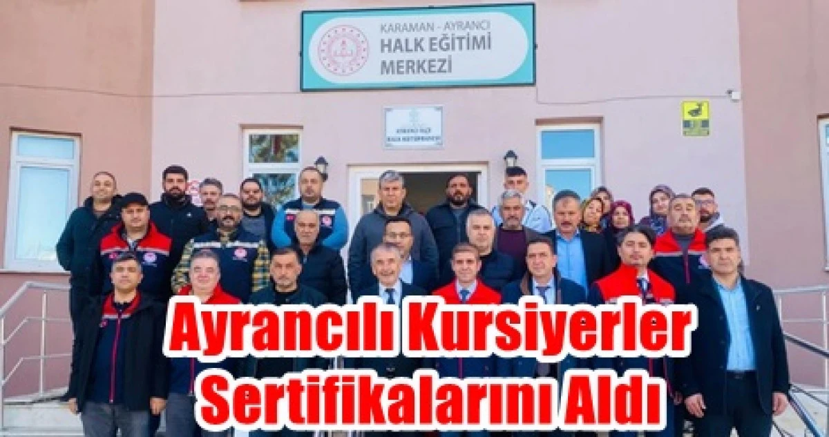 Ayrancı&rsquo;da d&uuml;zenlenen b&uuml;y&uuml;kbaş bakım ve peynir yapımı kursunu tamamlayan kursiyerler sertifikalarını aldı