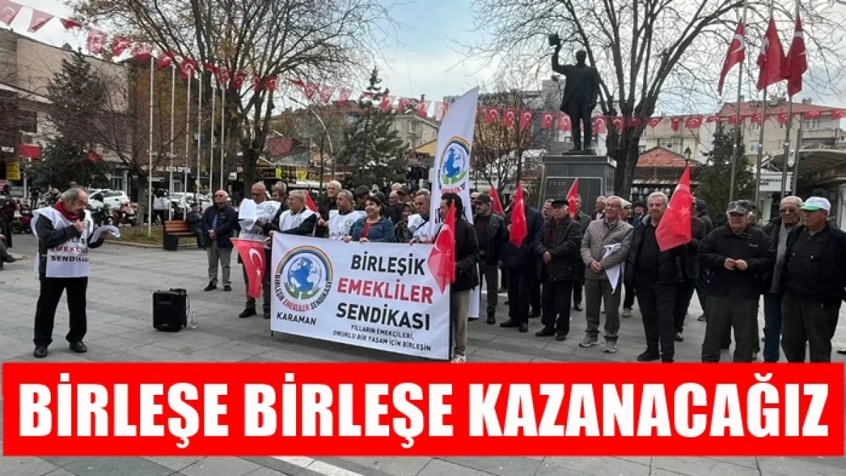 Birleşik Emekliler Sendikası Karaman Baş Temsilcisi Mahmut Demir