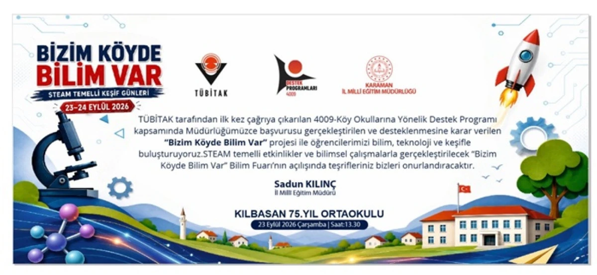 &ldquo;Bizim K&ouml;yde Bilim Var&rdquo; Projesi Kılbasan'da