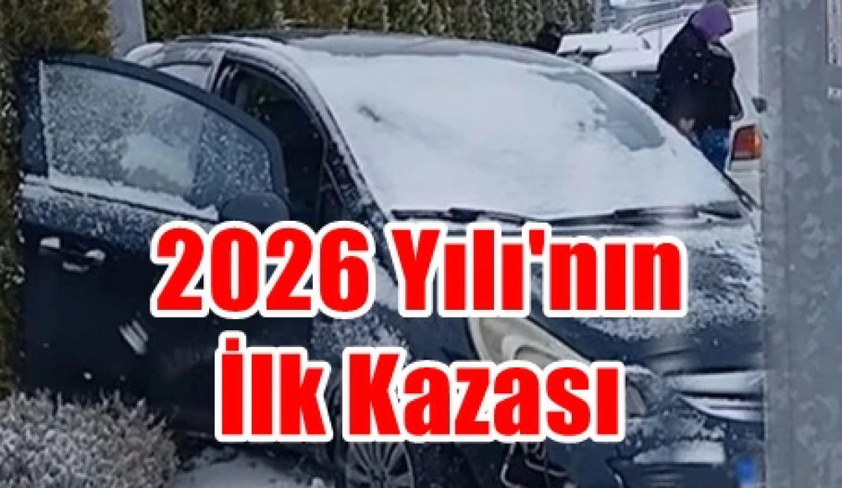 Buzlanma'dan dolayı kaza oldu