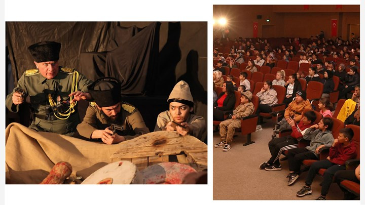 ÇANAKKALE ŞAHAADET TİYATRO OYUNU İLGİYLE İZLENDİ