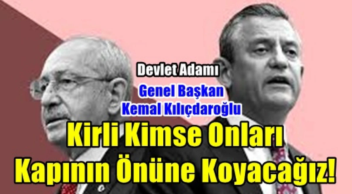 CHP Genel Merkezi&rsquo;nde Kılı&ccedil;daroğlu&rsquo;ndan ihra&ccedil; mesajı