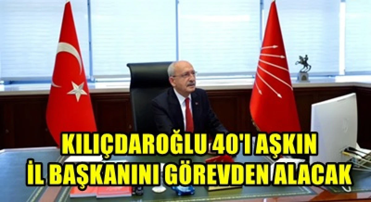 CHP'de Kemal Kılı&ccedil;daroğlu'ndan temizlik başlıyor