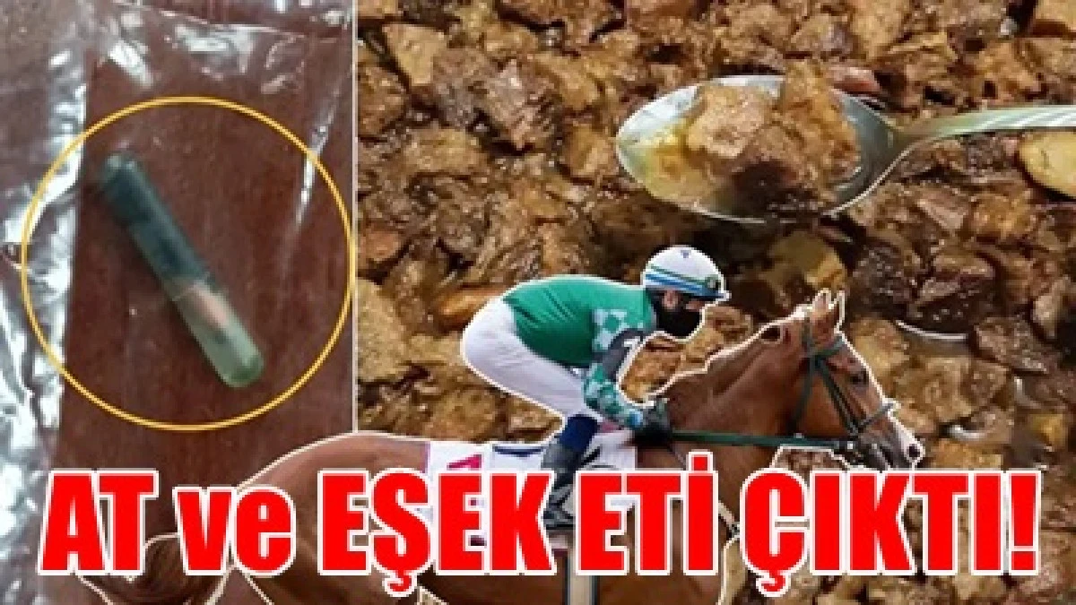 CHP'li Belediye Aşevinde  At, Eşek Eti Tespit Edildi. 