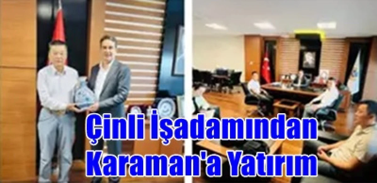 &Ccedil;inli yatırımcılar enerji depolama sistemleri sekt&ouml;r&uuml;nde faaliyet g&ouml;stermek &uuml;zere Karamana yatırım yapıyor.