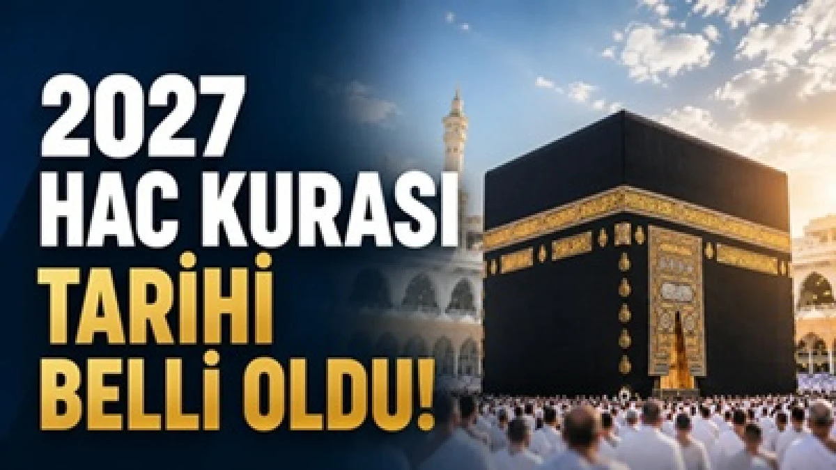 Diyanet 2027 Hac kura tarihini duyurdu...