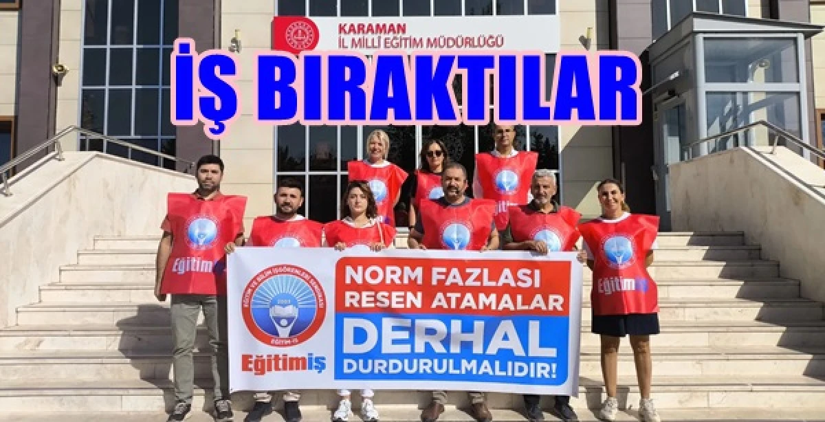 Eğitim-İş ve Birleşik Kamu-İş,  Yaptıkları Basın A&ccedil;ıklamasın'da