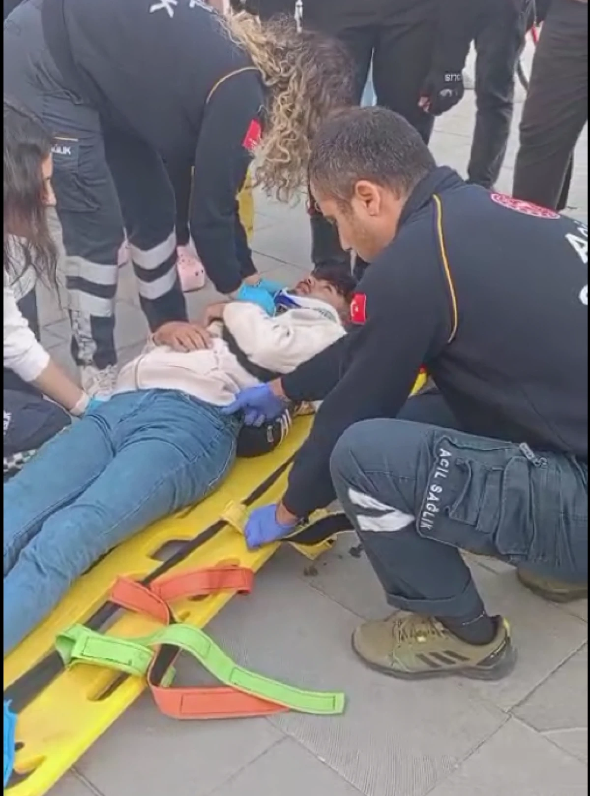 Epilepsi Hastası Motosiklet Üzerinde Nöbet Geçirdi