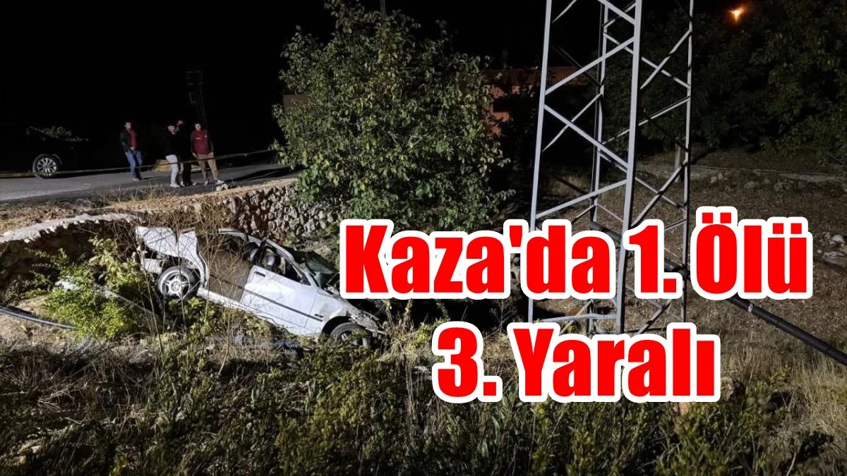 Feci kaza: 1 ölü 3 yaralı