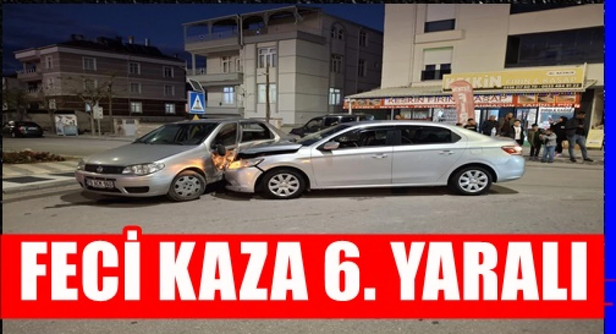 Feci Kaza'da 6 Yaralı