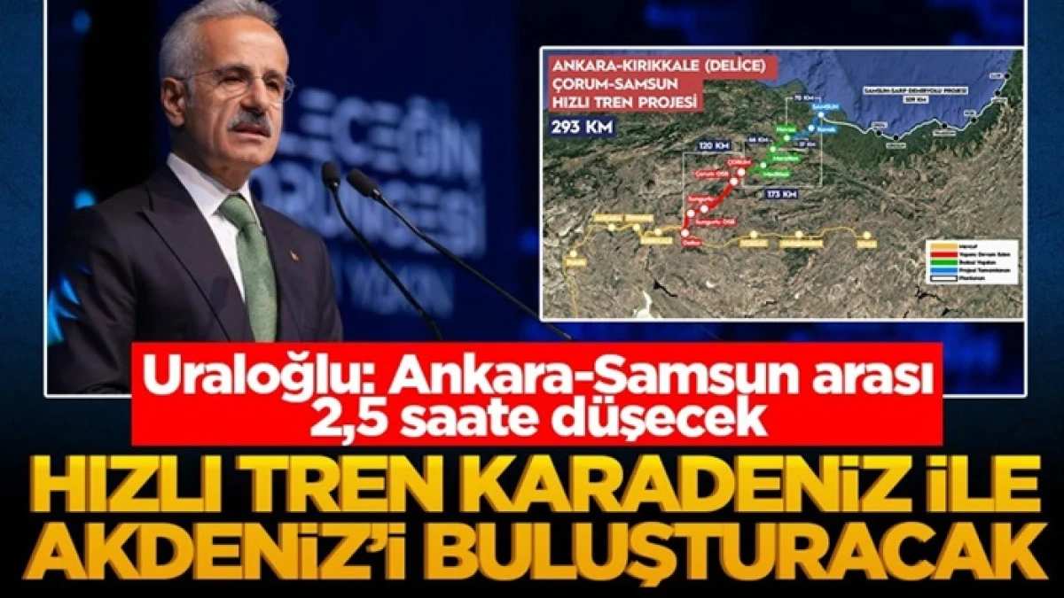 Hızlı tren Karadeniz'e uzanacak