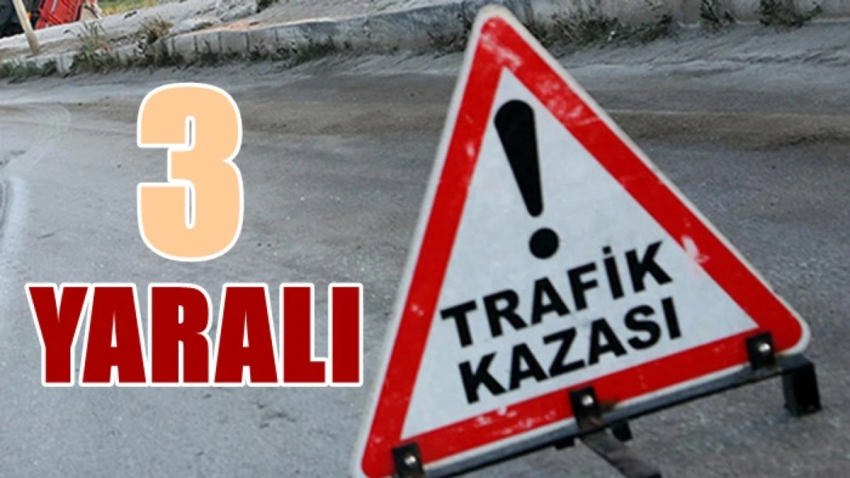 İbrahim Bey İlkokulu &Ouml;n&uuml;nde Kaza 3 Yaralı