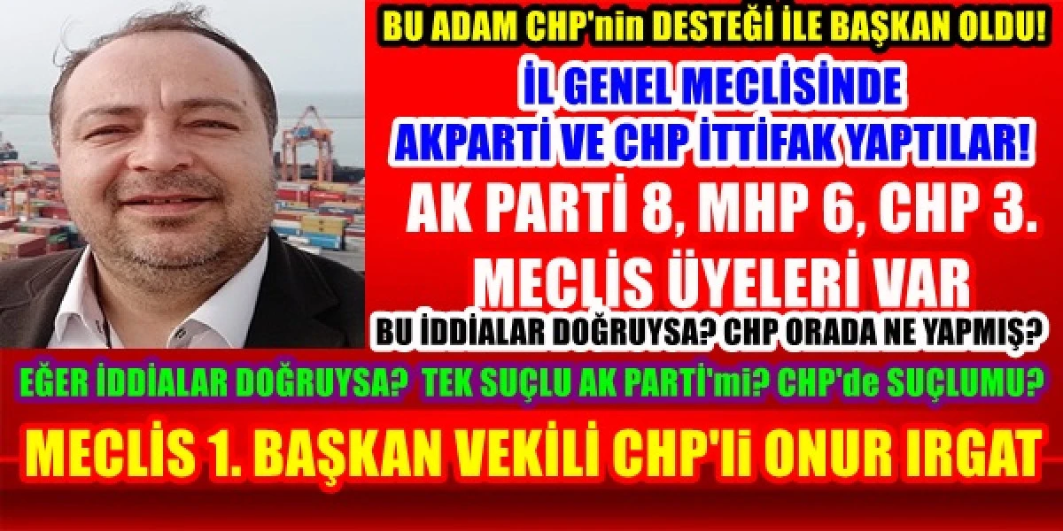 İl genel meclisinde skandal iddialar