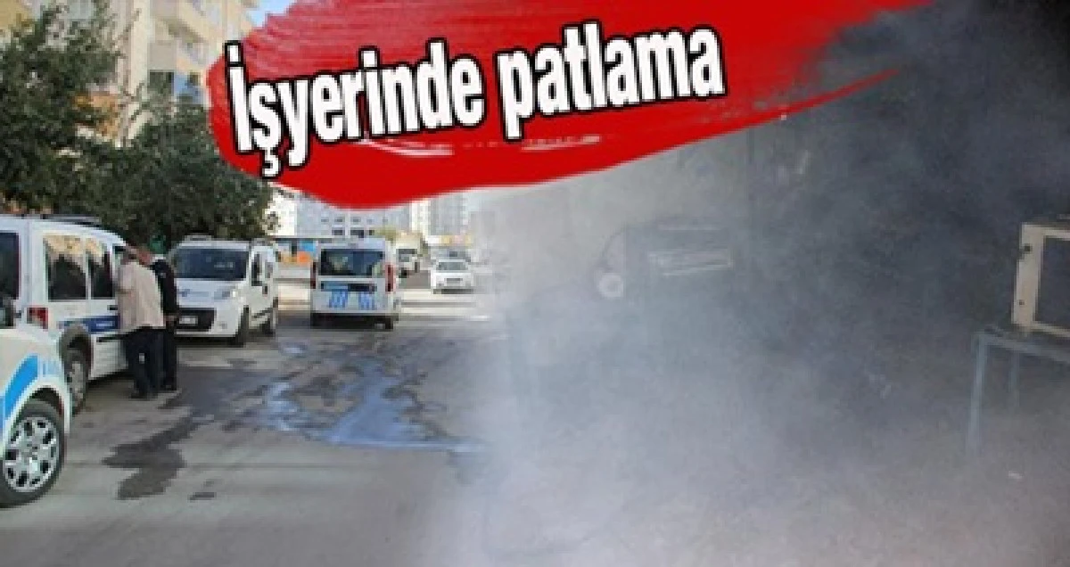  İş yerinde patlamada bir kişi yaralandı
