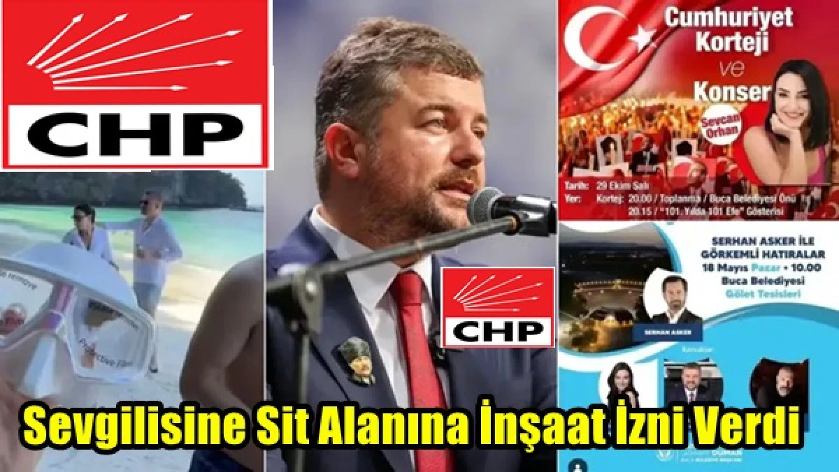 İş&ccedil;iler cefada, CHP'li Başkan Sevgilisi Sevcan Orhan ile sefada
