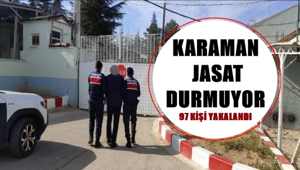 Jandarma 97 Kişiyi Yakaladı.