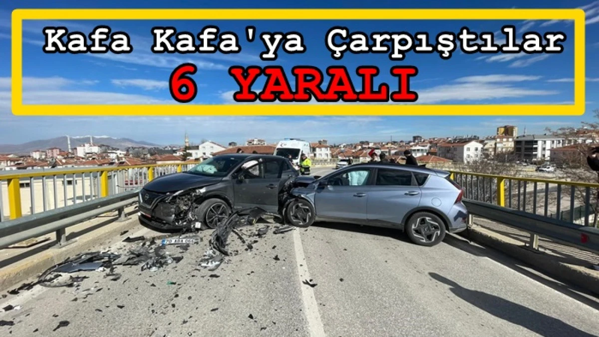 Kafa kafaya &ccedil;arpıştı: 6 yaralı