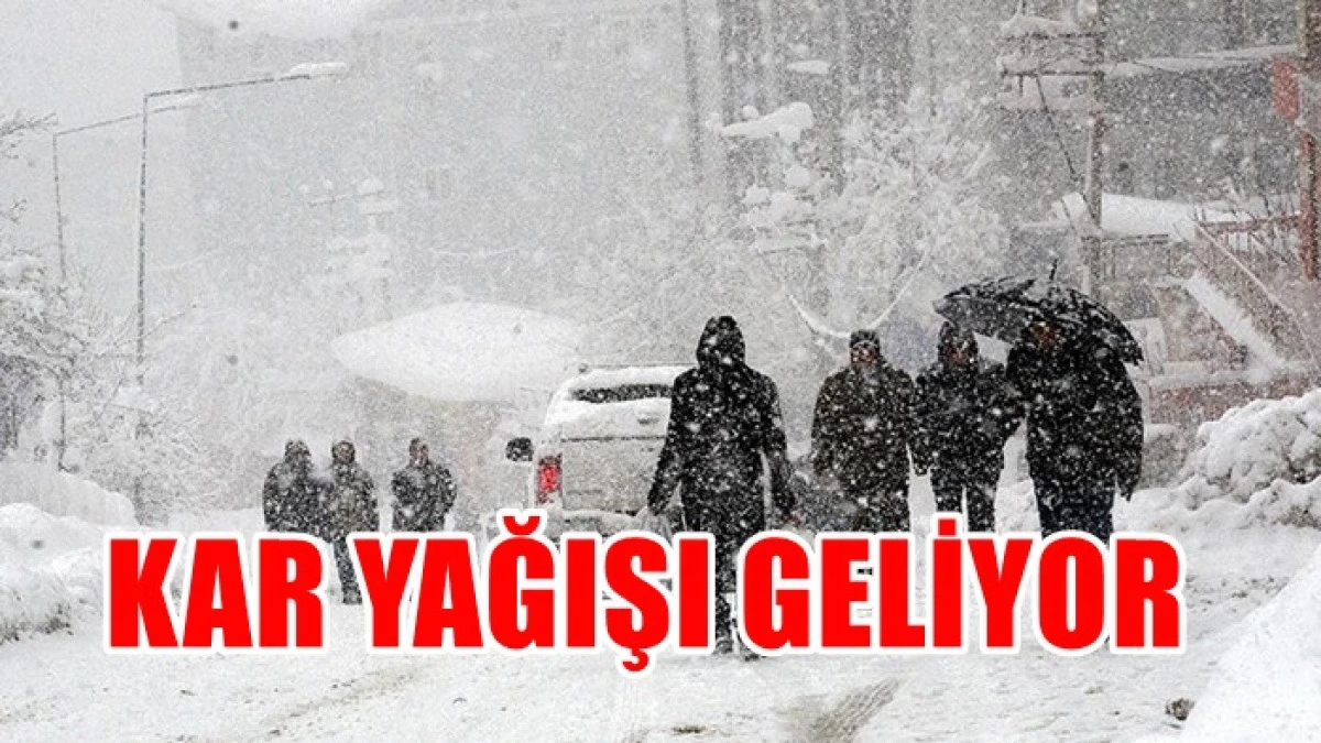 Kar Yağışı Geliyor