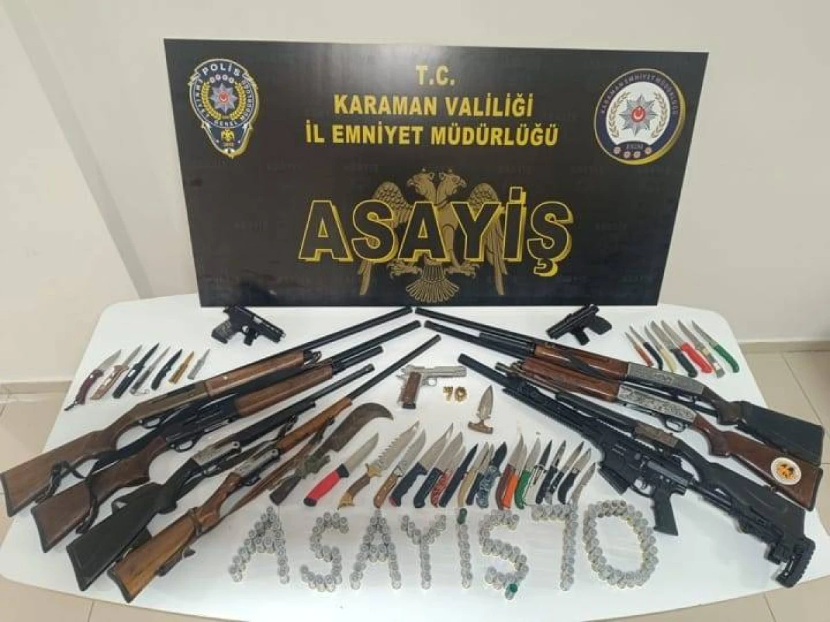 Karaman Emniyeti Suçlulara Geçit Vermiyor! 