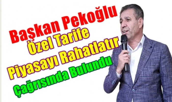 Karaman Esnaf ve Sanatkarlar Odası Başkanı Selahaddin Pekoğlun'dan A&ccedil;ıklama