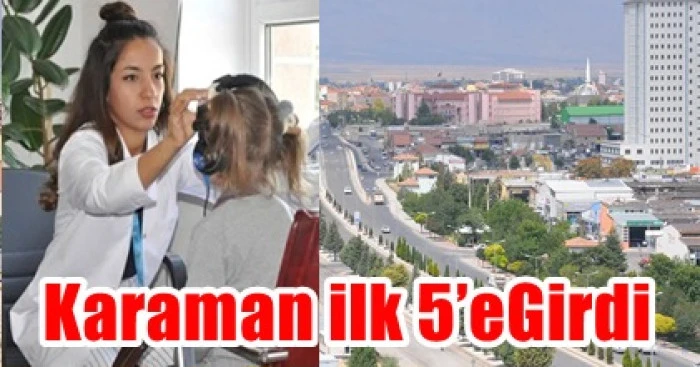 Karaman ilk 5'e girdi