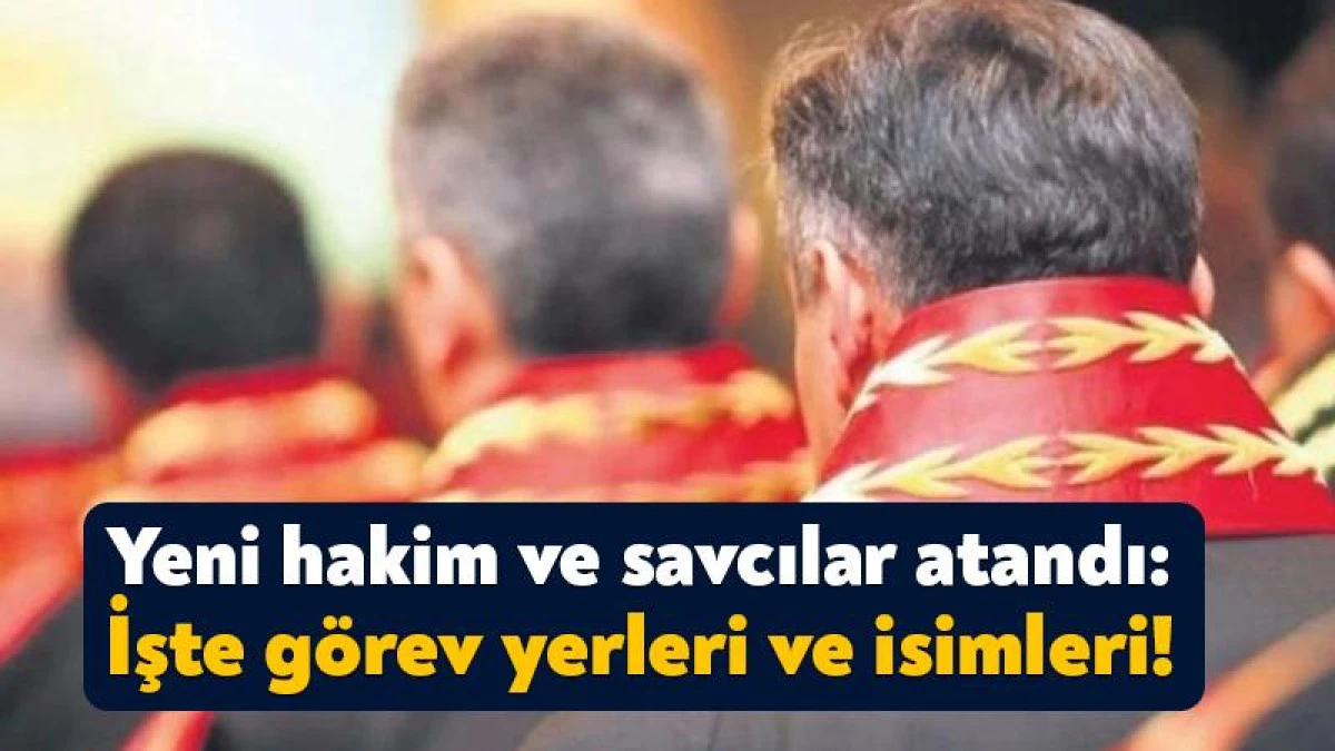 Karaman’a 6 yeni hâkim