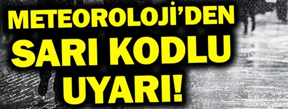 Karaman'a sarı kodlu uyarı