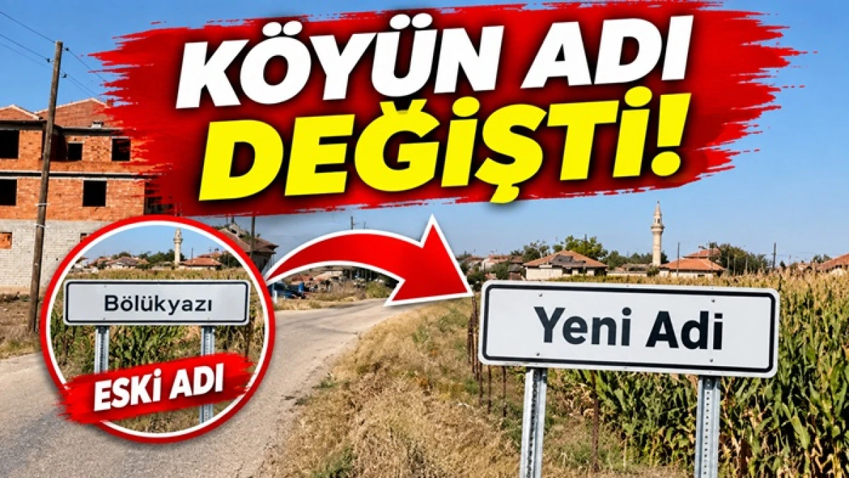 Karaman&rsquo;da 1 K&ouml;y&uuml;n İsim Değişti