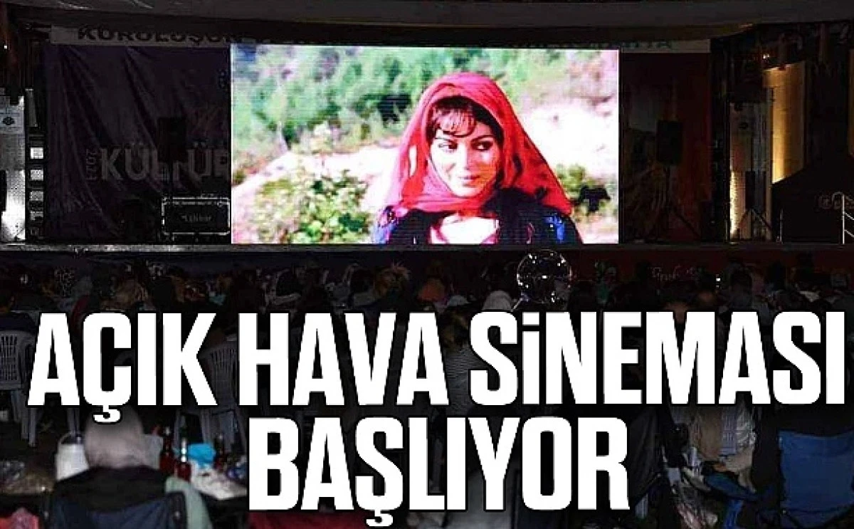 KARAMAN'DA A&Ccedil;IK HAVA SİNEMASI 