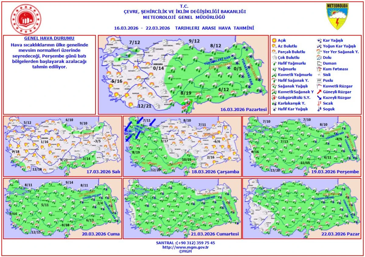 Karaman&rsquo;da Bayram Boyunca Yağış Var