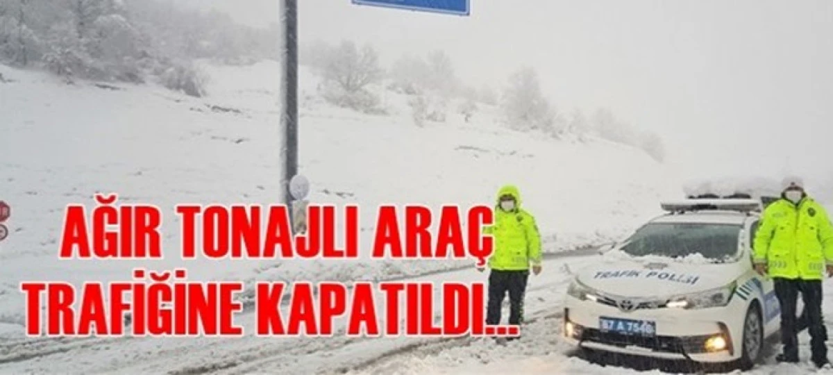 Karaman&rsquo;da bazı yollar trafiğe kapatıldı