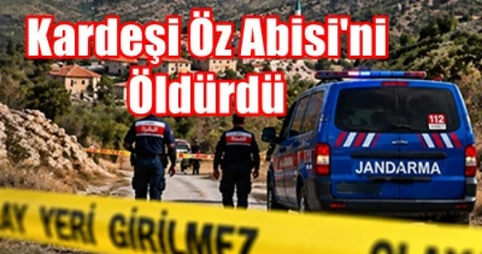 Karaman'da  Ceviz Ağa&ccedil;ları Tartışmasında Kardeşi &Ouml;z Abisini &Ouml;ld&uuml;rd&uuml;.