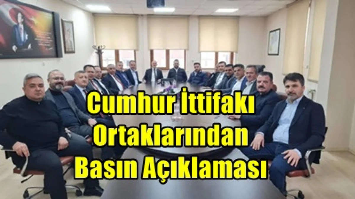 Karaman'da Cumhur İttifakı ortakları AK Parti ve MHP il başkanları bir araya geldi