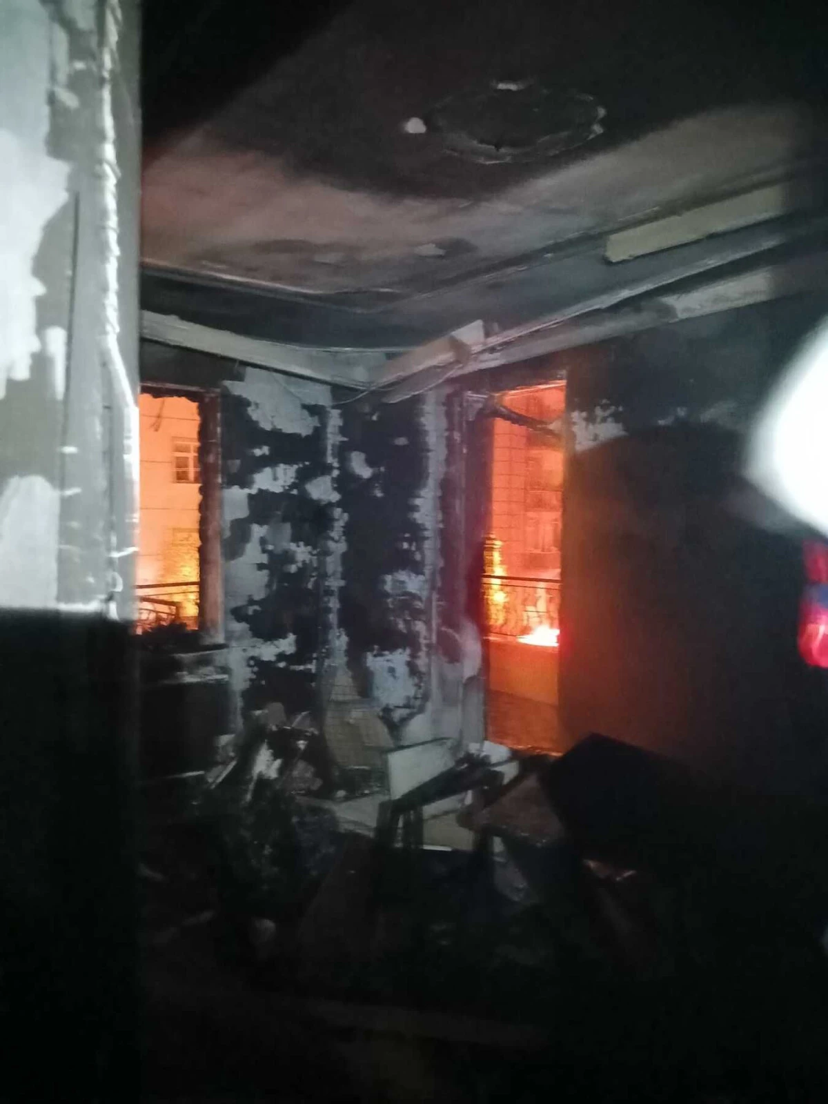 Karaman'da Gece Yarısı Büyük Yangın