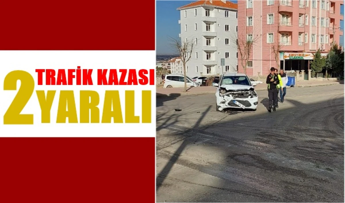 Karaman'da kaza! 2 yaralı