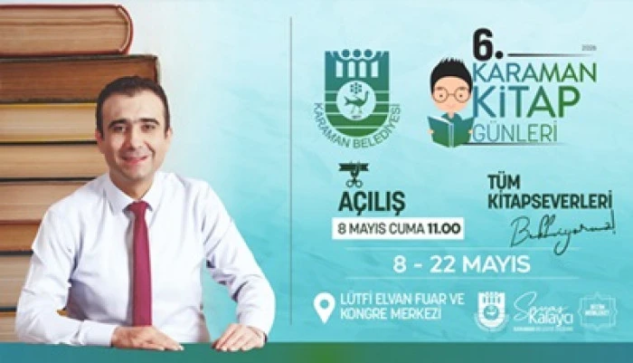 KARAMAN&rsquo;DA KİTAP G&Uuml;NLERİ BAŞLIYOR