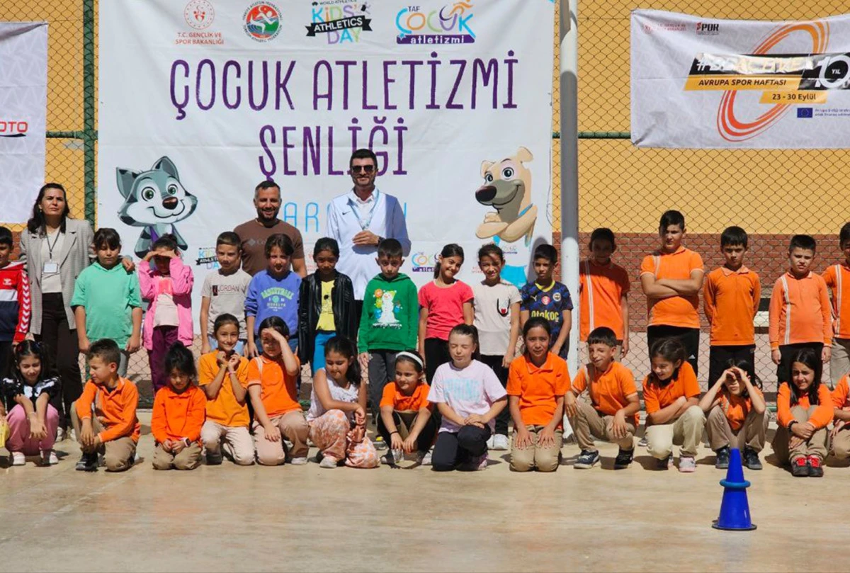 Karaman'da minikler sporla coştu