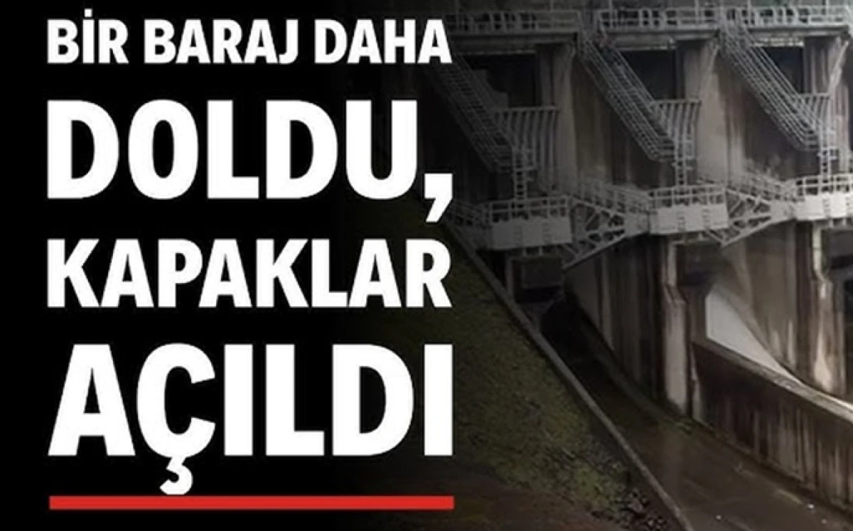Karaman'da o baraj doldu kapaklar a&ccedil;ıldı! 