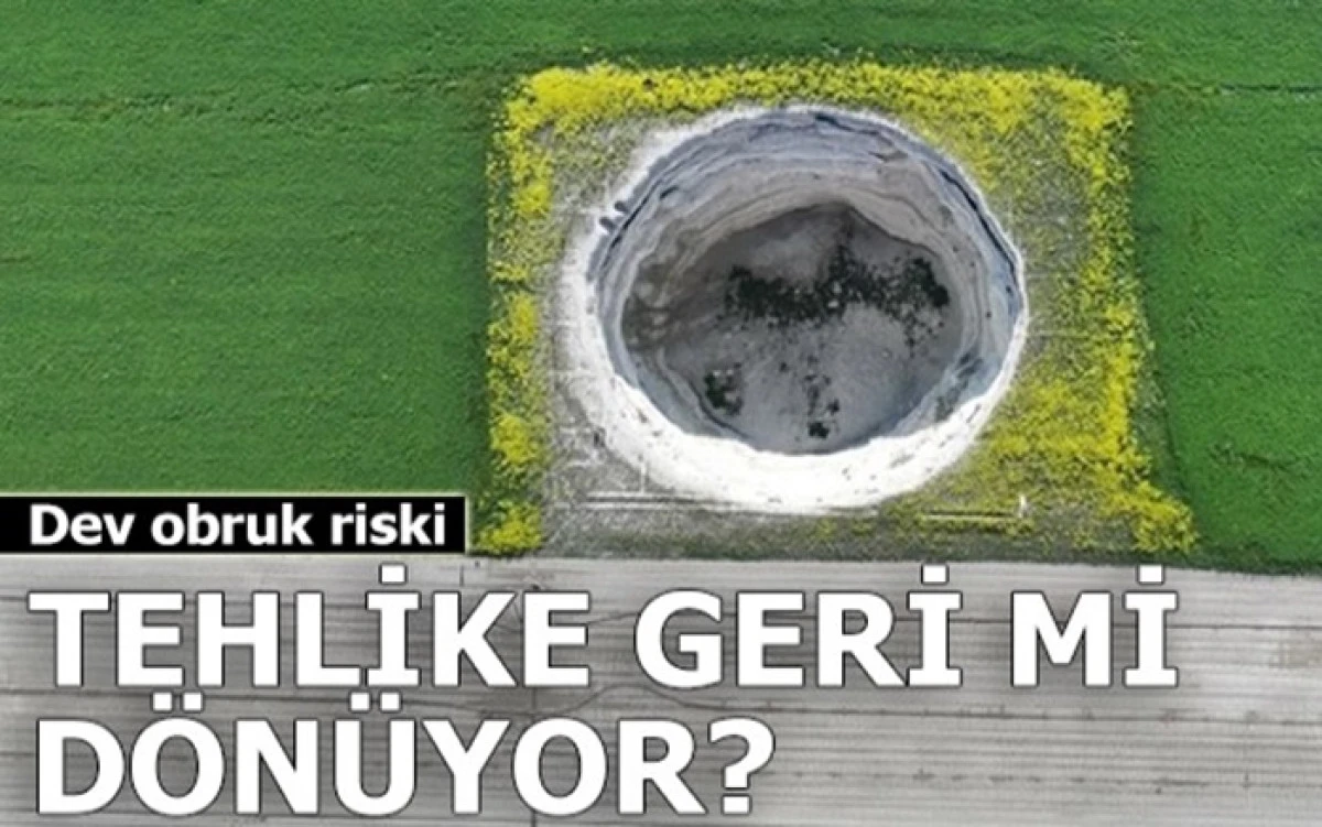 Karaman&rsquo;da obruk riski 