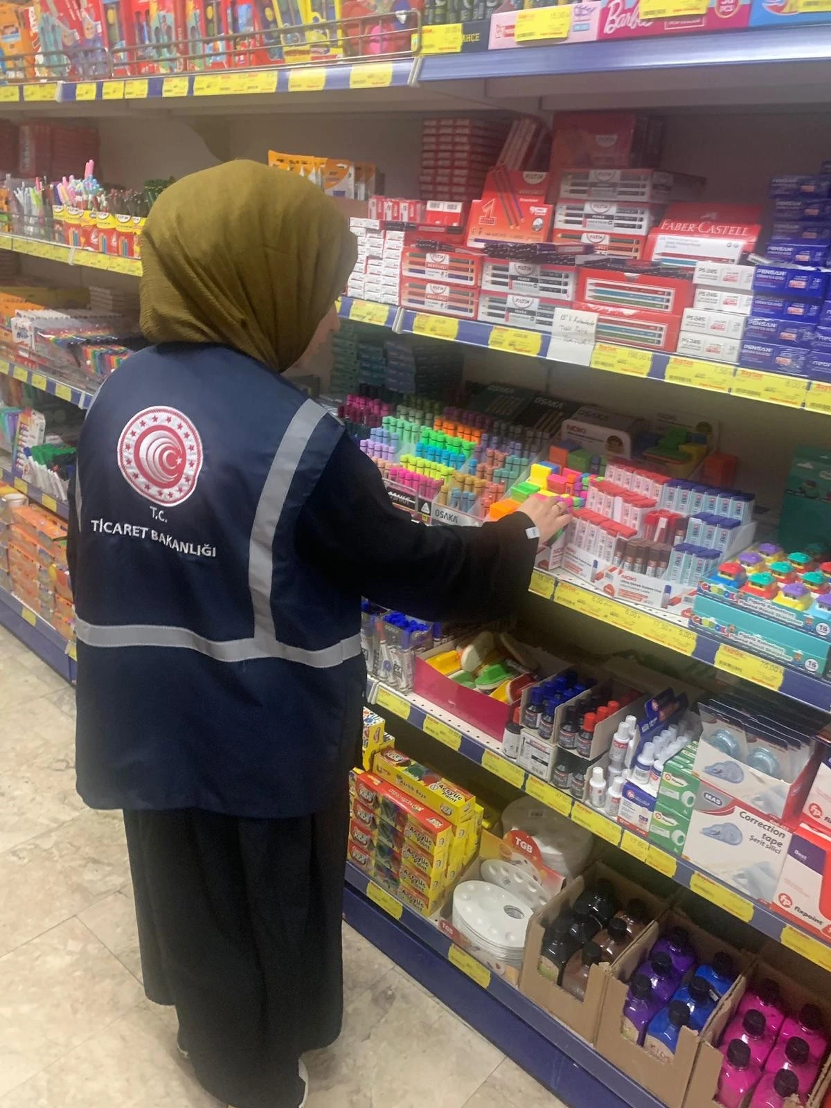 Karaman'da okul öncesi kırtasiye ve kıyafet denetimi